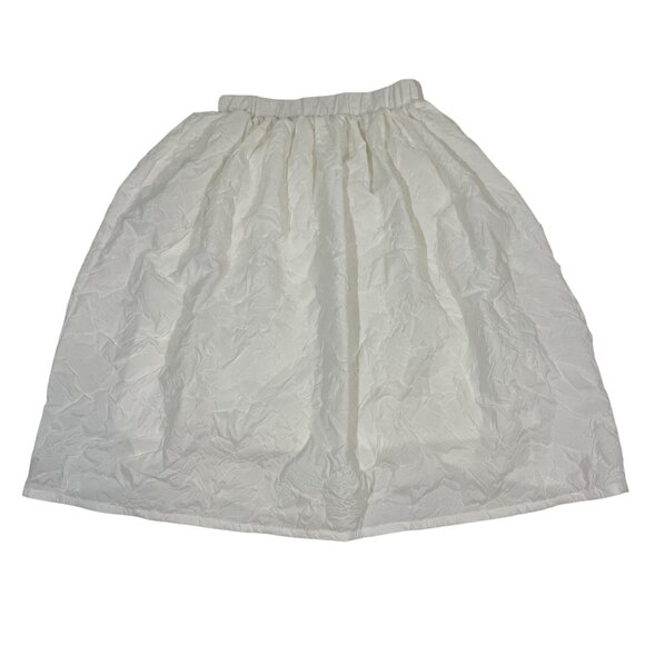 Cloud Season Paris skirt women's M white cream bow accent elastic waist - Picture 6 of 6